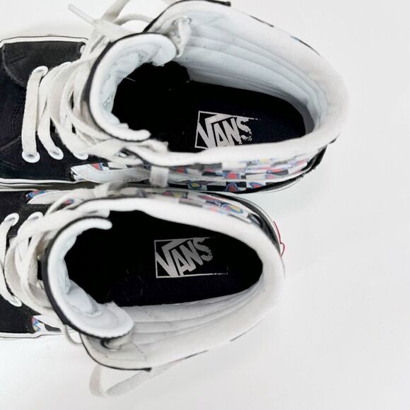 Vans Filmore Hightop Butterfly Checkerboard Sneakers Womens Size 7.5 - Picture 9 of 10